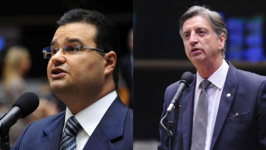 Deputados federais Fábio Trad (PSD) e Dagoberto Nogueira (PDT)