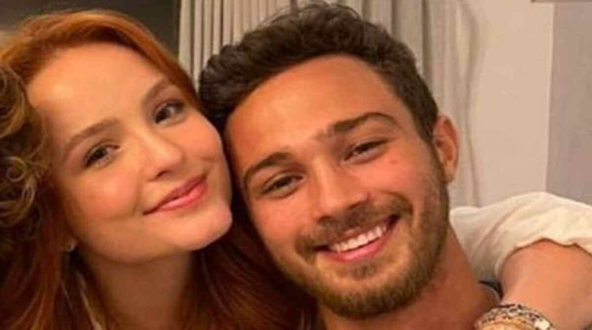 André Luiz Frambach e Larissa Manoela