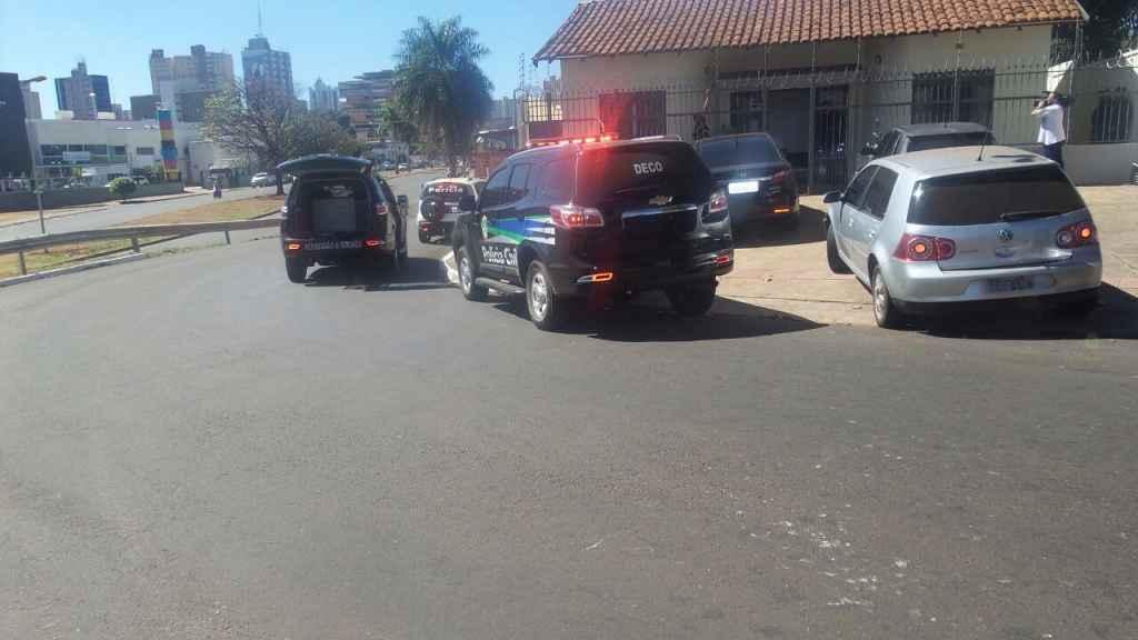Deco durante cumprimento de mandado na Operação Dínamo. Foto: Arquivo