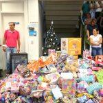 Doação de brinquedos é feita pelos servidores públicos