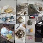 Drogas apreendidas pela polícia em operação. Foto: Divulgação