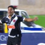 Cano comemora primeiro gol pelo Vasco - (Foto: Reprodução/Premiere)
