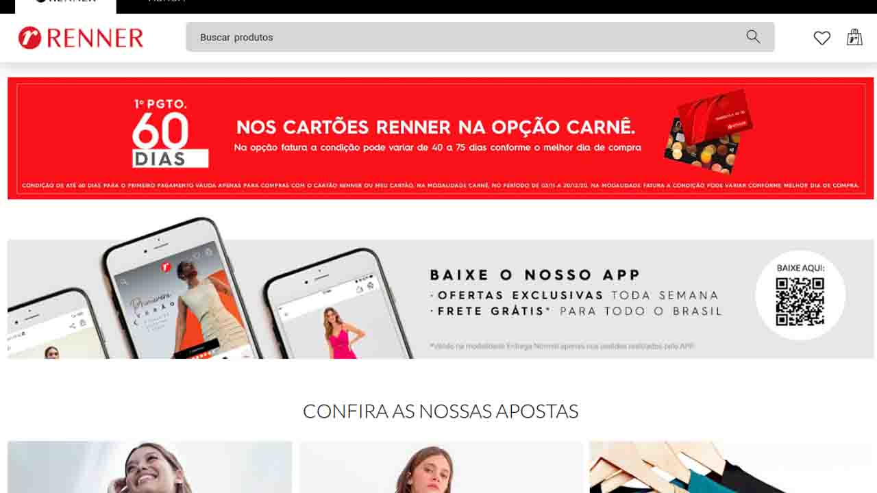E-commerce da Renner