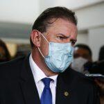 Eduardo Rocha durante cerimônia de posse nesta sexta