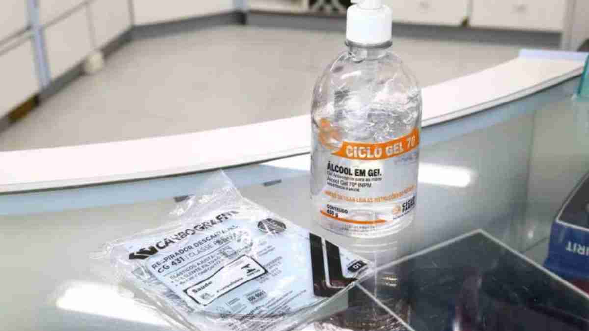 Demanda pelos equipamentos de proteção individual caiu.