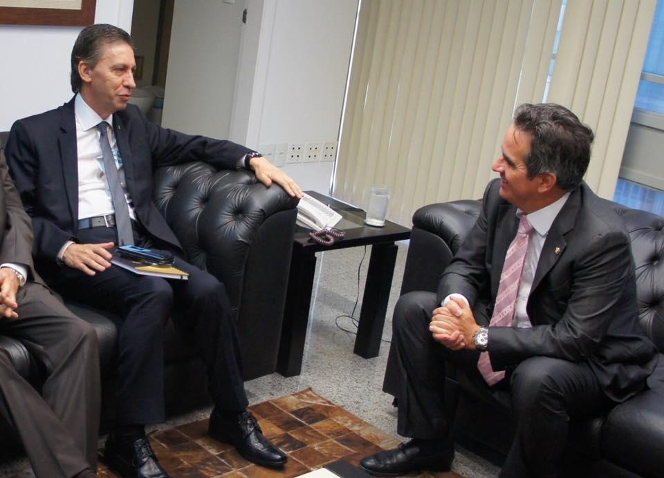 Esacheu Nascimento e Ciro Nogueira. (Divulgação