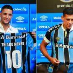 Thiago Neves e Diego Souza farão parte do elenco do Grêmio (Foto: Fernando Alves/TheNews2/Estadão Conteúdo)