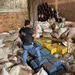 No local onde a droga foi encontrada funciona uma empresa de limpeza de sementes
