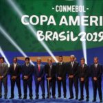 Treinadores das seleções no sorteio dos grupos da Copa América Brasil 2019