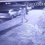 Imagem mostra ação dos ladrões durante furto de veículo. Foto: Reprodução