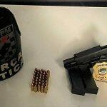Apreensão da pistola e prisão do acusado foram feitos pela Força Tática de Ponta Porã