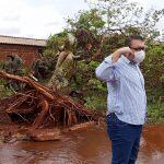 Prefeito Alan Guedes acompanha trabalhos em locais atingidos pelo temporal