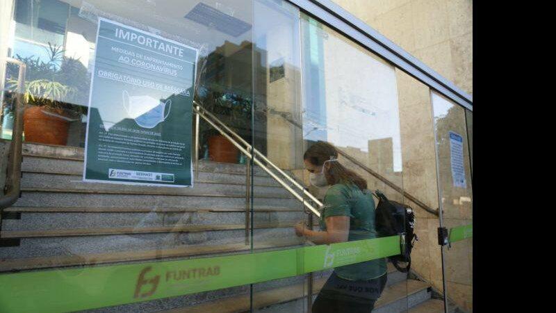 Entrada da Funtrab em Campo Grande