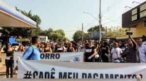 Manifestação aconteceu nesta segunda (Divulgação)