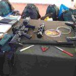 Armas que pertenciam aos guerrilheiros serão periciadas