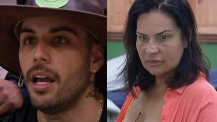 Gui Araújo e Solange Gomes em "A Fazenda"