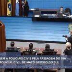 Deputados homenagearam policiais civis durante sessão nesta quinta-feira