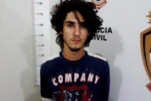 Eder quando foi preso em 2014. Foto: Tá Na Mídia Naviraí