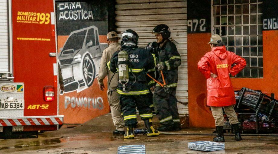 Fumaça espantou moradores no bairro Tijuca