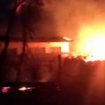 Incêndio na chácara