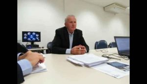 Ivanildo durante delação à PF (Arquivo)