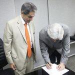 Roberto Jefferson vem a MS em ato de posse da presidência regional de Delcídio no PTB (Divulgação PTB)