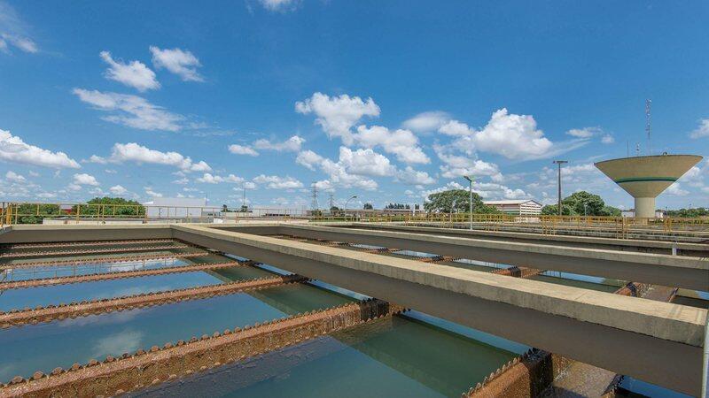 Reservatório de água da Águas Guariroba
