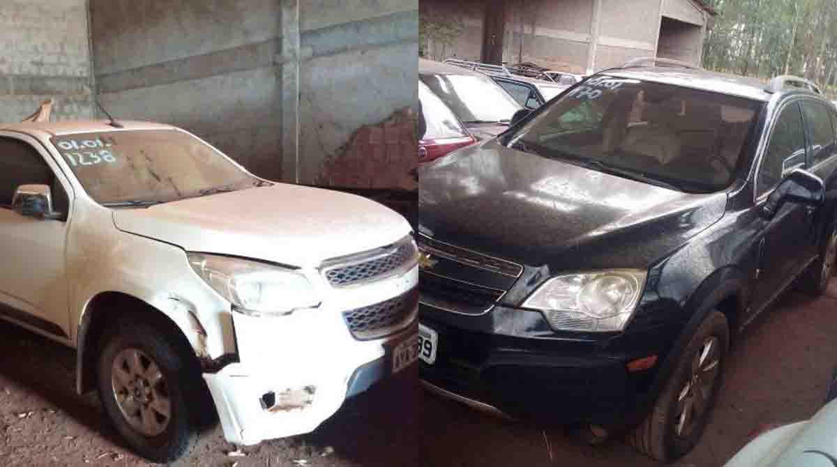 Veículos serão arrematados na quinta-feira