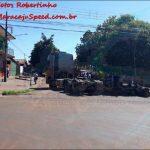 Polícia Militar e Corpo de Bombeiros no local do acidente / Foto: Robertinho