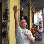 Marcello exibindo saudação nazista na internet (Reprodução)