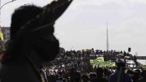reunião Indígenas também acompanham julgamento em Brasília