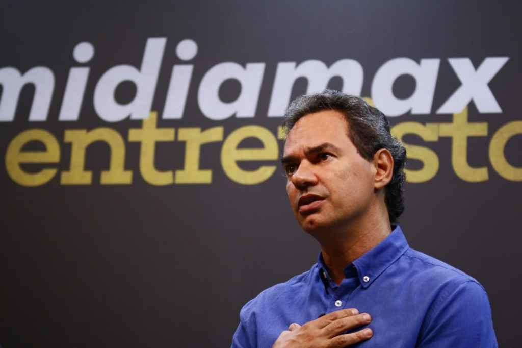 Marquinhos Trad durante participação no programa Midiamax Entrevista (Marcos Ermínio