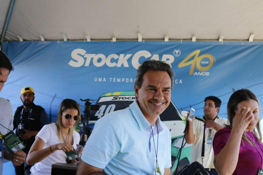 Prefeito compareceu à prova na tarde deste domingo (11) (Henrique Arakaki)