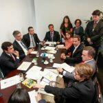 Bancada federal em reunião com prefeito Marquinhos Trad em março. (Foto: Divulgação/Assessoria)