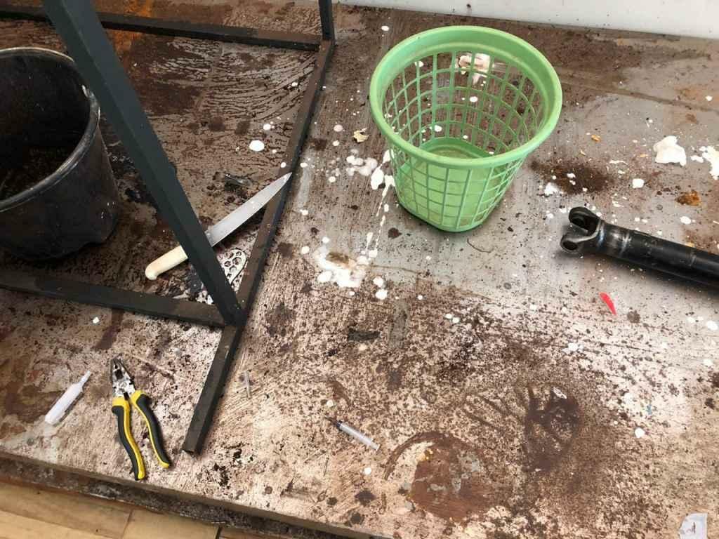 Local funcionava em condições inadequadas de higiene. Foto: Divulgação