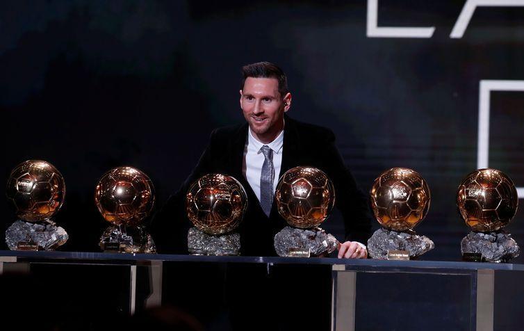 Messi e suas seis Bolas de Ouro - REUTERS / Christian Hartmann/direitos reservados