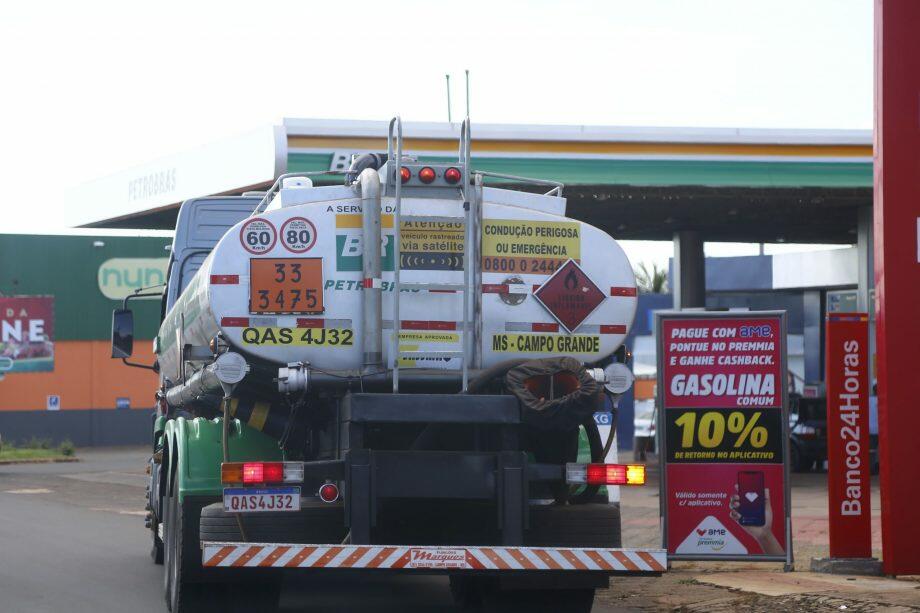 Chegada do combustível