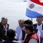 Autoridades do PY e ministro Ernesto Araújo