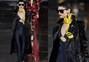 Kerolyn Soares desfila para Yves Saint Laurent em Paris