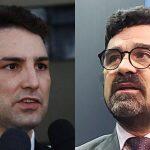 O promotor de Justiça Fernando Zaupa e o procurador Sérgio Harfouche