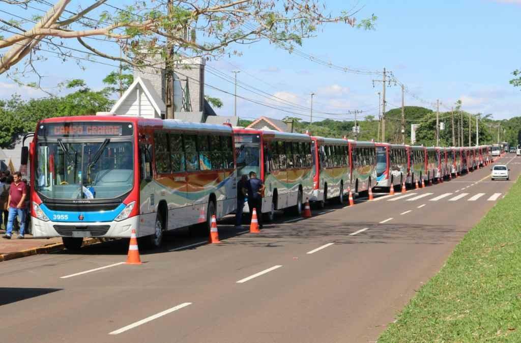 Ônibus novos entregues pelo Consórcio Guaicurus. (Minamar Junior