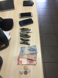 Drogas apreendidas com o garoto infrator. Foto: Divulgação