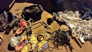 Objetos apreendidos pela polícia com os menores. Foto: Divulgação