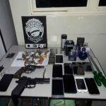 Objetos recuperados pela Polícia Civil. Foto: Divulgação