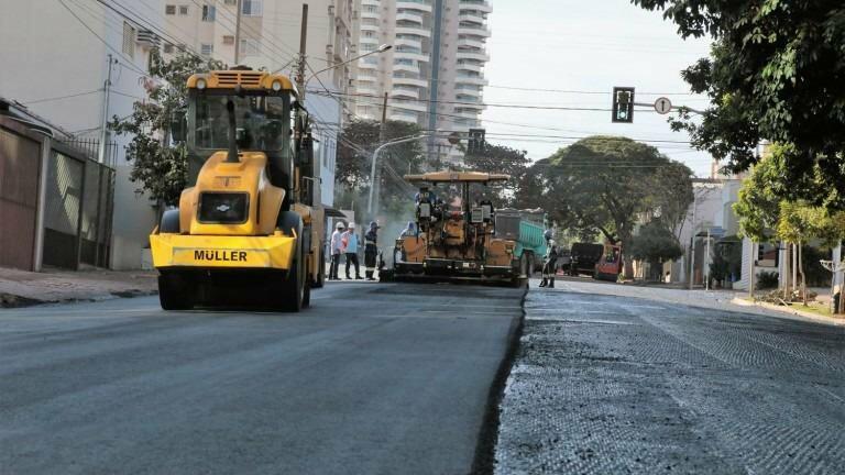 Frente de execução de obras da Rua Arthur Jorge; imagem ilustrativa.