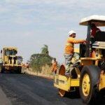 Obras de pavimentação na MS-295