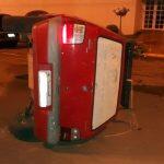 Uno parou no meio da avenida após colisão em UP. (O Correio News)