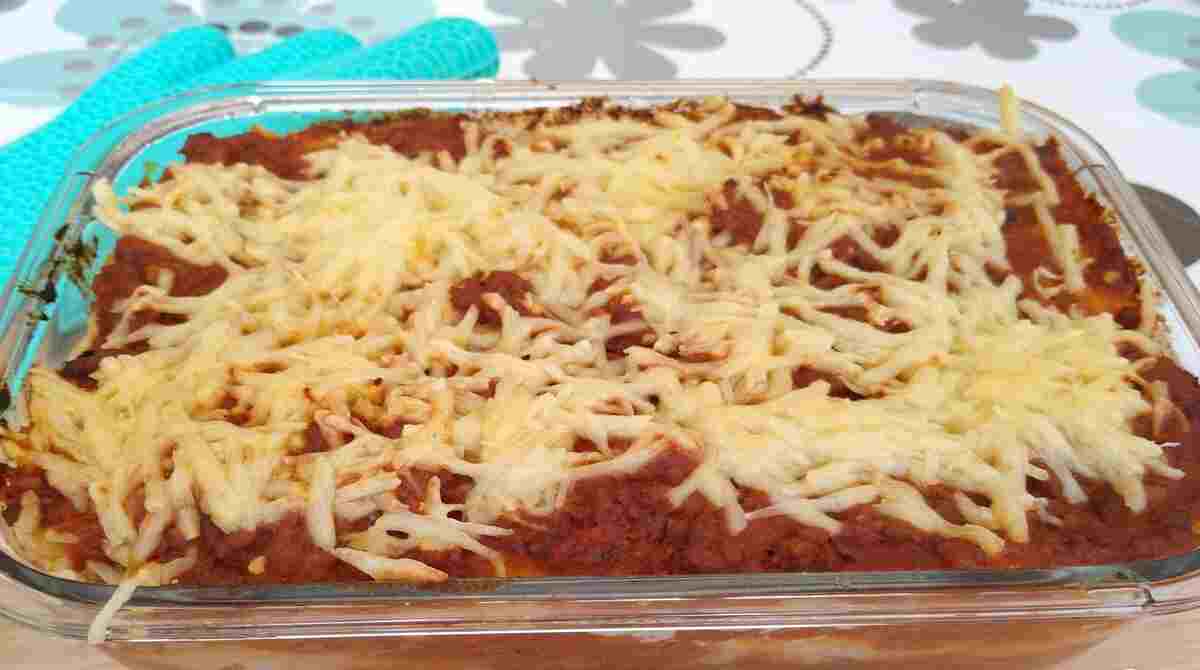 Carne moída à parmegiana