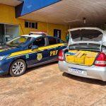 Droga estava em um carro com registro de furto