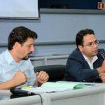 Eduardo Romero e Pedrossian durante apresentação da LDO na Câmara neste ano